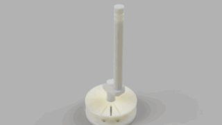 2cm角ウェハ―16枚用洗浄ジグ(PTFE)