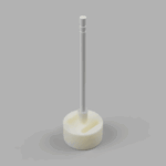 2cm角ウェハ２枚用縦型洗浄ジグ(PTFE)